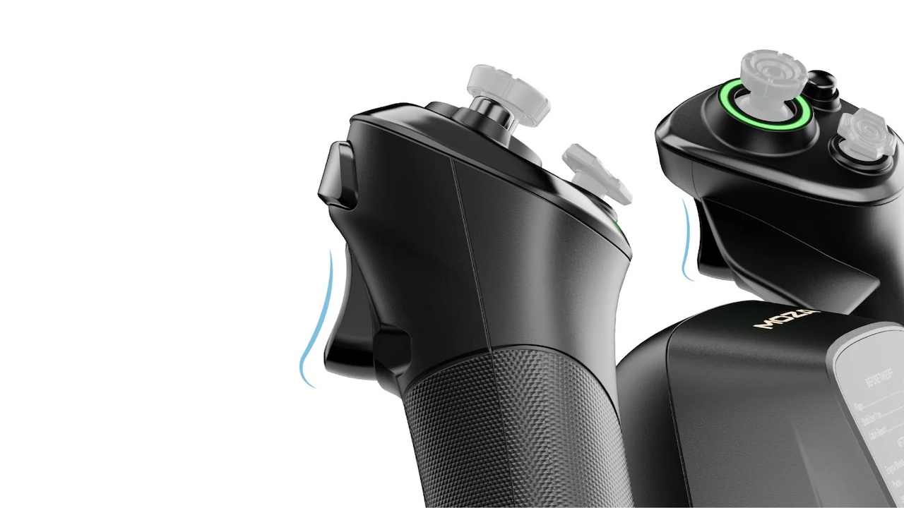 Moza Racing MFY Yoke joystick effet Hall pr&eacute;cis et sans usure